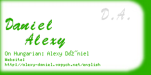 daniel alexy business card